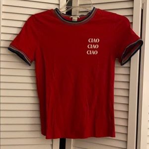 F21 Red Ciao Short-Sleeved Tee